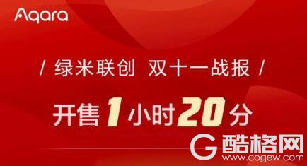 绿米联创双11战报来袭，全网销售创新记录！