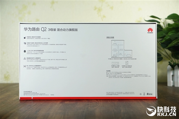 信号无死角！华为旗舰路由Q2开箱：专为别墅打造