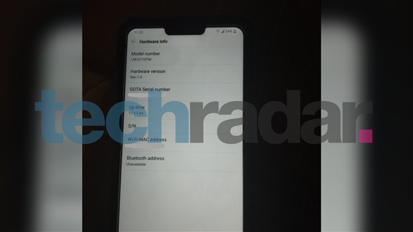 LG G7 ThinQ真机谍照：超窄边刘海屏、骁龙845跑分25万