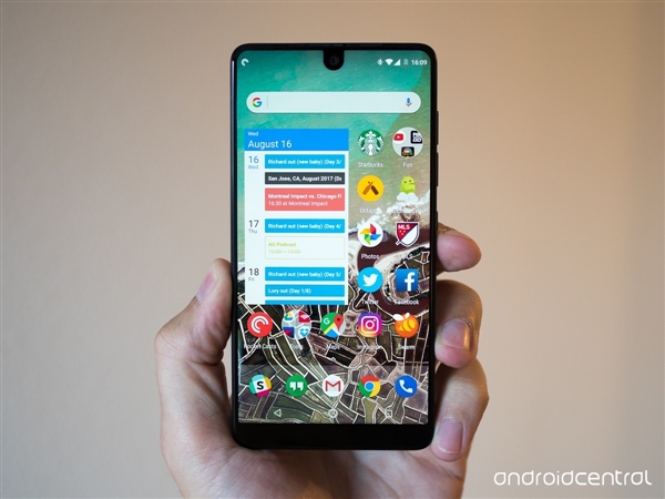 Essential Phonel手机获得安卓8.1更新：新增蓝牙5.0认证
