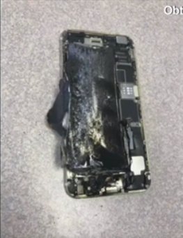 一部iPhone 6S在手机店自燃：火苗起势吓人