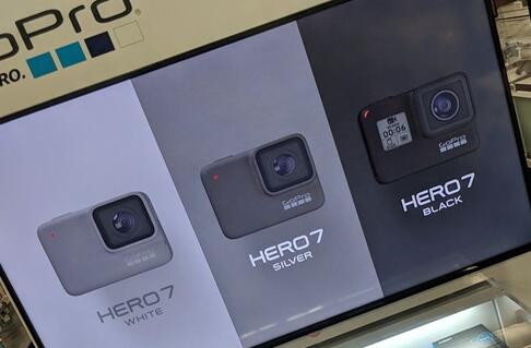 GoPro新品Hero7宣传海报曝光：三色10米防水、有状态屏