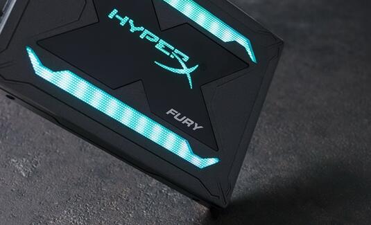 金士顿发布HyperX Fury RGB SSD：49颗灯珠