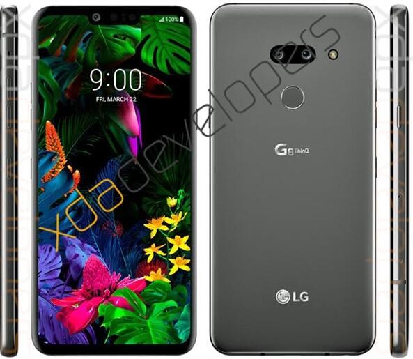 LG G8最新渲染图曝光：屏幕发声+3D人脸识别稳了