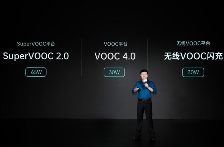 OPPO 65W SuperVOOC发布 30W无线VOOC闪充首次亮相