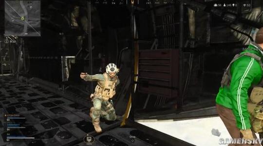 《使命召唤：战区》玩家遭遇BUG 能看到飞机内部场景